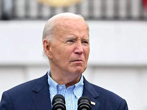 US President Joe Biden tests positive for Covid-19 while campaigning in Las Vegas, has 'mild symptoms' - Times of India