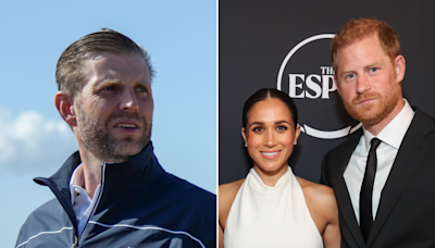 Eric Trump Slams Meghan, Harry as 'Spoiled Apples'