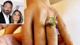 Jennifer Lopez Gets 'B' Manicure in Honor of Ben Affleck — and It Matches Her Engagement Ring