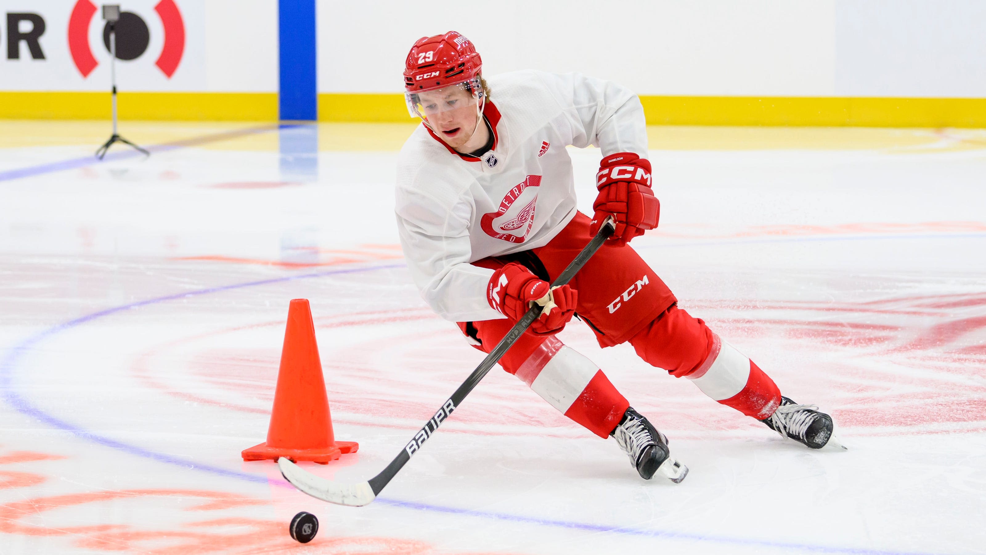 'Driven' Nate Danielson aiming to show Red Wings he's ready for NHL