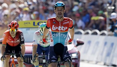 Campenaerts llora la emoción de su estreno en el Tour, Pogacar sigue lider