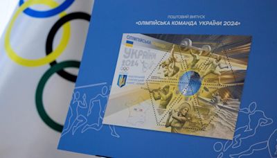 Paris Olympics 2024: Ukraine launches Olympic postage stamp as it sends its smallest team to the Games