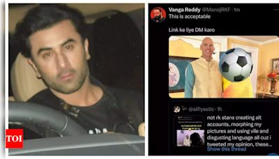 Ranbir Kapoor's fans accused of harassing woman who criticised his Ramayana look; morphed her face in 'obscene' photos and videos | - Times of India