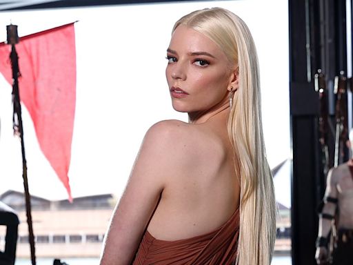 Anya Taylor-Joy Looks Like a Fantasy Wrapped Up in a Leather Gown