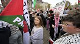 Greta Thunberg joins pro-Palestine protests in Malmo