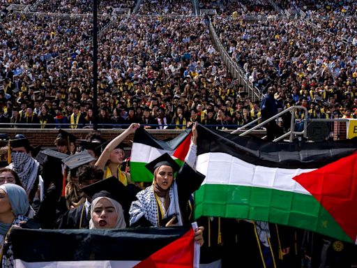 Pro-Palestine protest interrupts University of Michigan graduation ceremony