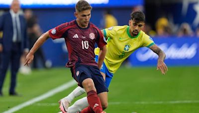 Brasil domina, pero no le alcanza ante Costa Rica; igualan en debut de Copa América