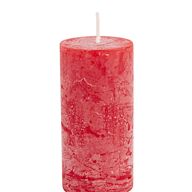 Pillar candles are cylindrical in shape and come in various sizes. They are made of solid wax and can be unscented or scented. Pillar candles are popular for their long burn time and decorative appeal.