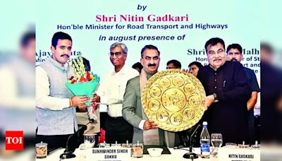 Declare 2 HP roads as national highways: Sukhu urges Gadkari | Shimla News - Times of India