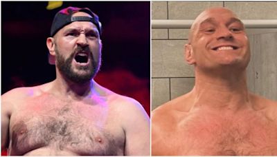 Tyson Fury shows off his eye-opening physique just days away from Oleksandr Usyk fight