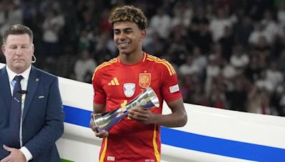 歐洲國家盃決賽｜17歲耶馬爾奪最佳年青球員 打破球王比利塵封66年紀錄 | am730