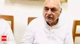 'Full stop Haryana', not 'Non Stop' should be BJP's slogan: Hooda | Chandigarh News - Times of India