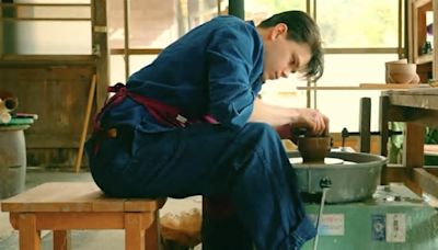 Princess Margaret's grandson Sam Chatto showcases his pottery talents in rare video as he travels around Japan