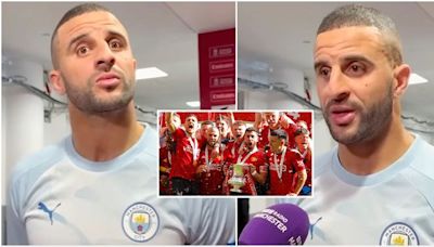 Kyle Walker praised by Man United fans for his 'class' interview after FA Cup final
