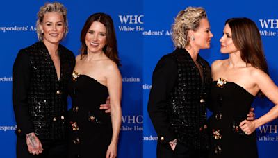 Sophia Bush and Ashlyn Harris Make Red Carpet Debut in Coordinated Harbison Studio Outfits at White House Correspondents’ Dinner 2024
