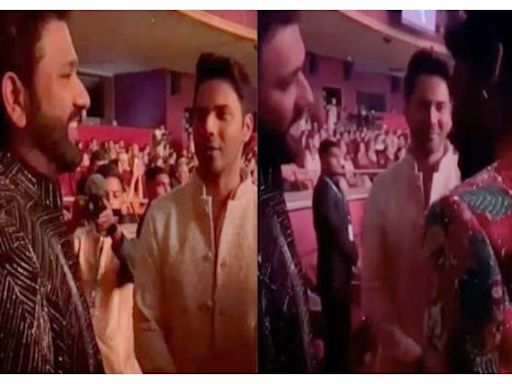 ...Rohit Sharma Attends Anant-Radhika's Sangeet, Check Out How Varun Dhawan, Atlee Congratulated The Indian Skipper