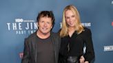 Michael J. Fox Totally Enamored by Wife Tracy Pollan’s Red Carpet Look in New Photos