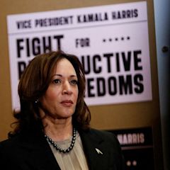 Kamala Harris blames Trump for abortion ban in Arizona