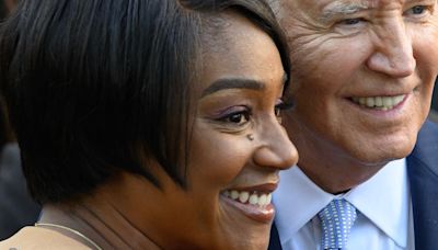 Tiffany Haddish Bumped Foreheads With Joe Biden And Caught His Smell