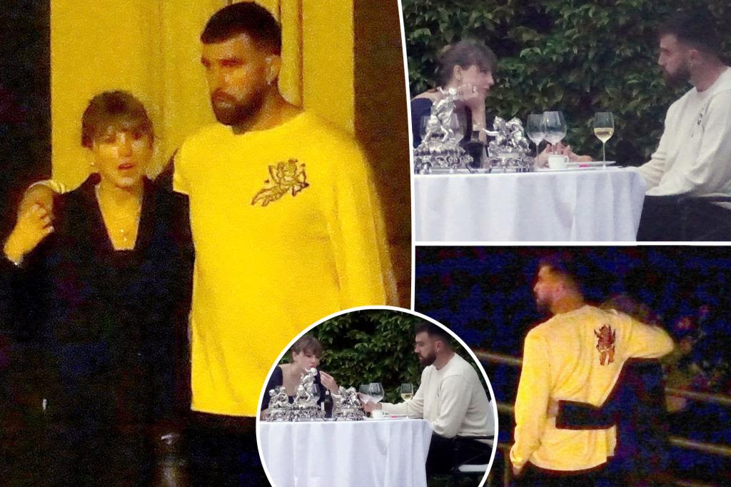 Taylor Swift and Travis Kelce enjoy romantic date night at Lake Como amid break from Eras Tour