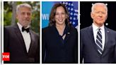 George Clooney backs Kamala Harris, lauds Joe Biden for 'saving democracy' | - Times of India