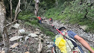 2山友登八仙山迷途困峭壁溪床 救難人員搜尋14小時脫困
