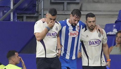 La lesión de Calero, la única nota negativa en el RCD Espanyol