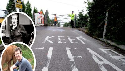 Closure secured for family of actress as rail crossing closes