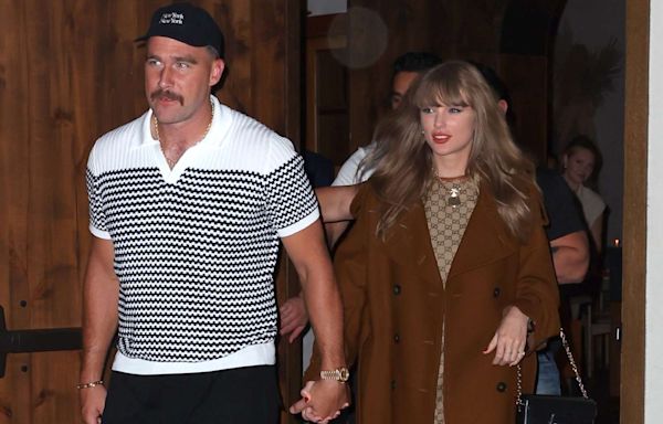 Taylor Swift Steps Out in Chic Gucci Mini Dress for Date Night with Travis Kelce in New York City