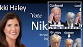 Pro-Nikki Haley Super PAC with Bush backing mocks Trump as ‘grumpy,’ Biden ‘confused’ in Times Square ad