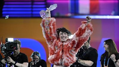 Switzerland’s Nemo wins 68th Eurovision Song Contest after event roiled by protests over Gaza