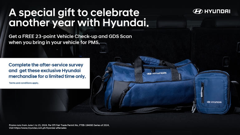 Hyundai Motor Philippines celebrates its second anniversary with exclusive after-sales promo