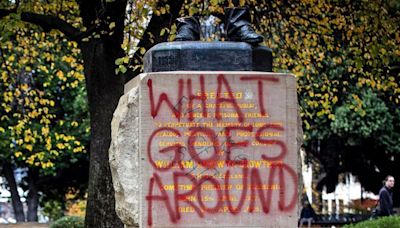 A stolen skull, a severed statue and an Australian city divided