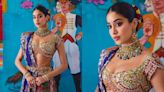 Janhvi Kapoor shares pictures of the intricately embroidered lehenga she adorned at Anant Ambani, Radhika Merchant’s mehendi ceremony