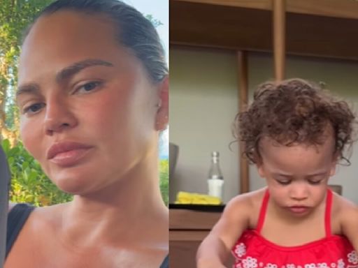 Chrissy Teigen Whips Up Cookies for Fourth of July Celebration; Shows Off Daughter Esti’s Baking Skills