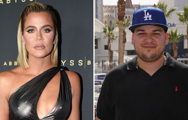 Khloe Kardashian ‘Thrilled’ With Brother Rob’s Healthy Lifestyle