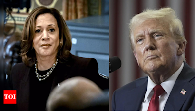 'Americans deserve better': Harris hits back at Trump's 'Indian or Black' comment - Times of India