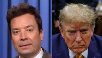 Jimmy Fallon Zings Donald Trump With Melania Trump Trial Tidbit