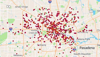 Interactive map | Where are the most street hazards and storm debris in Houston?