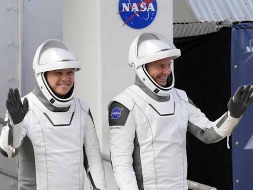 SpaceX launches rescue mission for 2 NASA astronauts who are stuck in space until next year