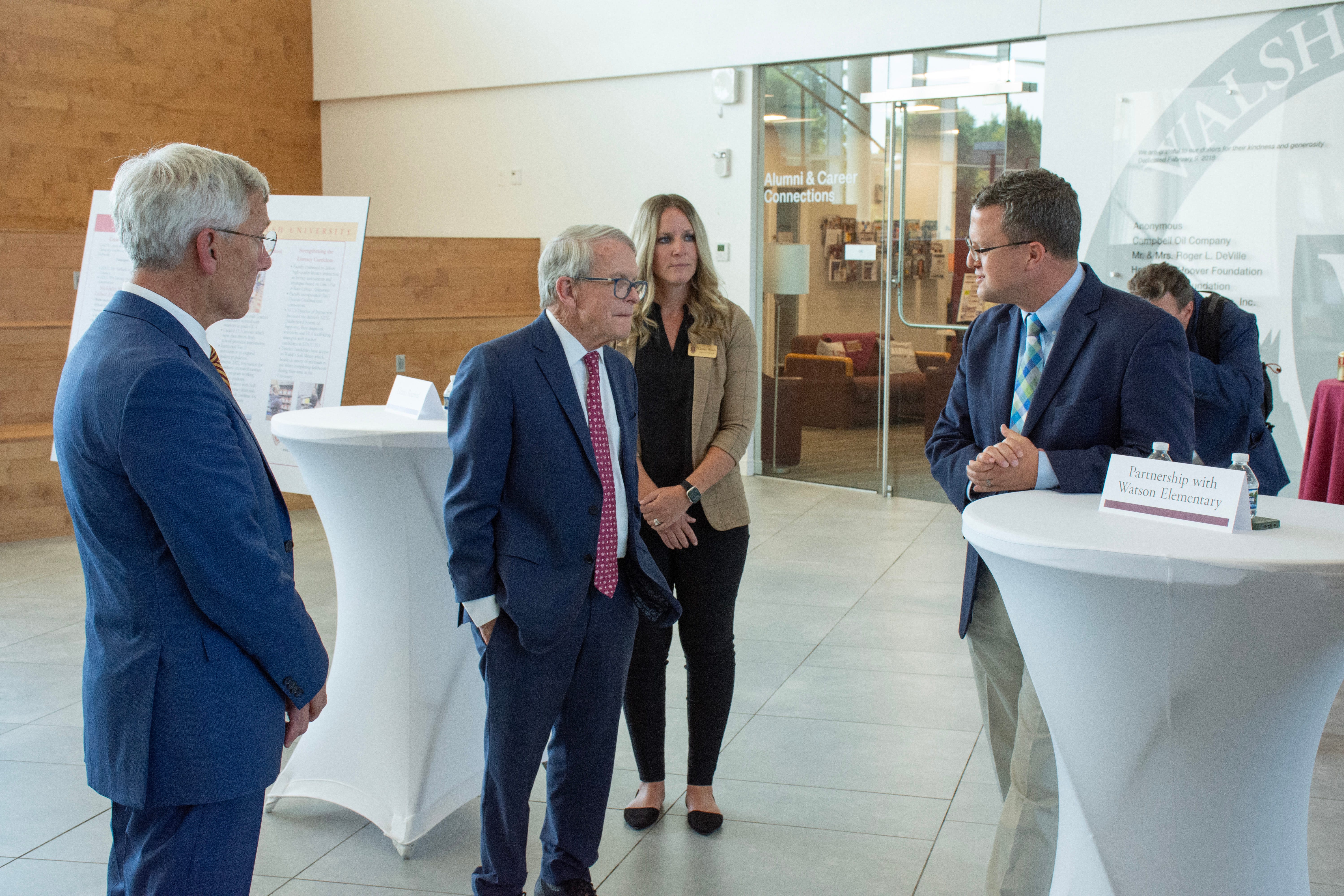 Gov. DeWine gets look at Walsh University's efforts to prepare future educators