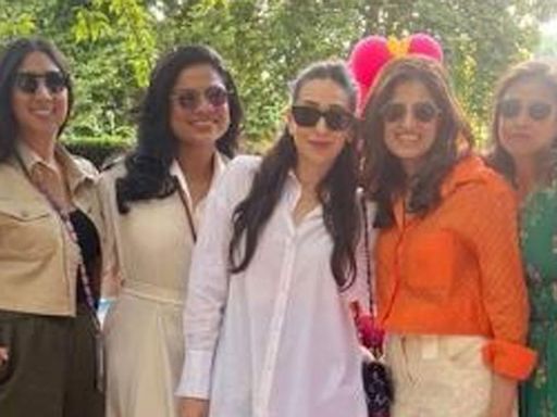 Actor Karisma Kapoor enjoys her outing with ’London Ladies’