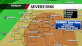 Two rounds of severe weather expected near St. Louis Thursday