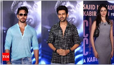 Tiger Shroff, Ananya Panday, Vidya Balan; check out who all attended Kartik Aaryan's 'Chandu Champion' screening | Hindi Movie News - Times of India