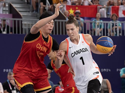 Canada picks up second win 3x3 women's basketball at Paris Games