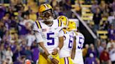 Daniels' record-breaking day leads No. 18 LSU to 52-35 win over Florida