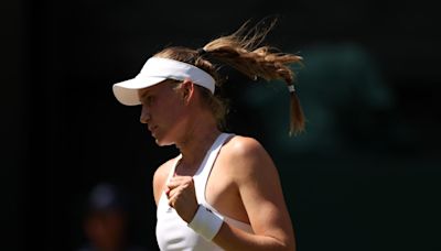 Elena Rybakina funnily answers at Wimbledon if she'll ever throw crazy celebration