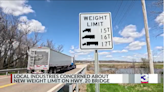 New weight limit on Highway 20 bridge causes concerns