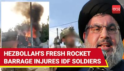 Hezbollah's Rocket Fury 'Burns' Israel's Kiryat Shmona; Two IDF Soldiers Bear The Brunt | International - Times of India Videos