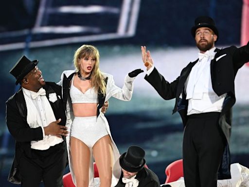 Taylor Swift stuns London crowd by bringing Travis Kelce on stage during Eras Tour concert